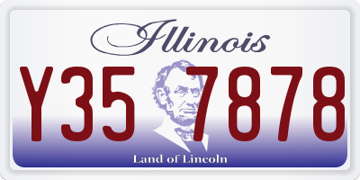 IL license plate Y357878