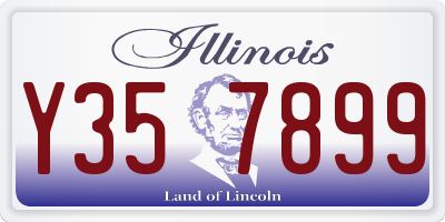 IL license plate Y357899