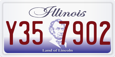 IL license plate Y357902