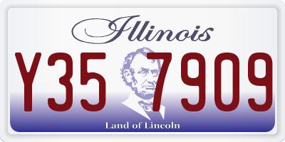 IL license plate Y357909