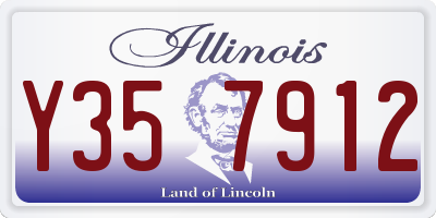 IL license plate Y357912