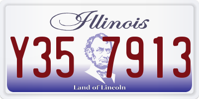 IL license plate Y357913