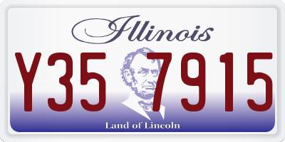 IL license plate Y357915