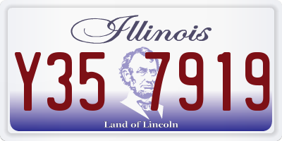 IL license plate Y357919