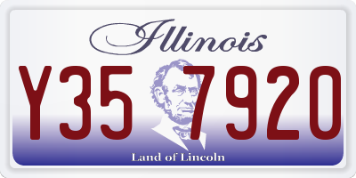 IL license plate Y357920