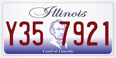 IL license plate Y357921