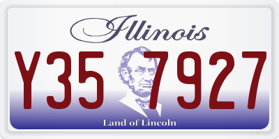 IL license plate Y357927