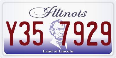 IL license plate Y357929