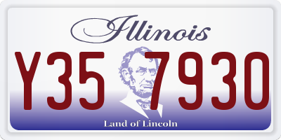 IL license plate Y357930