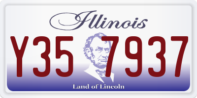 IL license plate Y357937