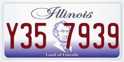 IL license plate Y357939