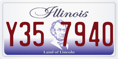 IL license plate Y357940