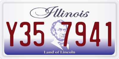 IL license plate Y357941