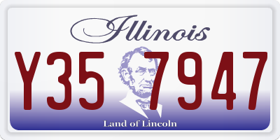 IL license plate Y357947