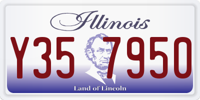 IL license plate Y357950