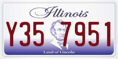IL license plate Y357951