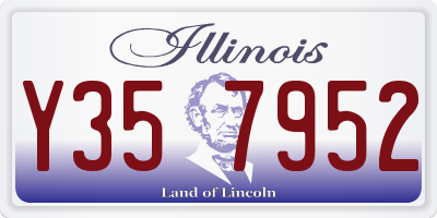 IL license plate Y357952