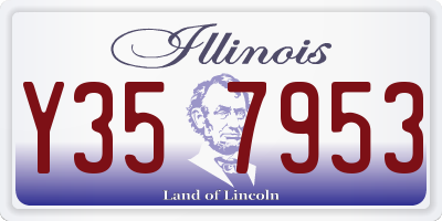 IL license plate Y357953