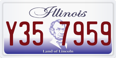 IL license plate Y357959
