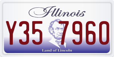 IL license plate Y357960