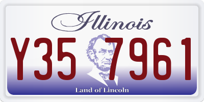 IL license plate Y357961