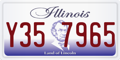 IL license plate Y357965
