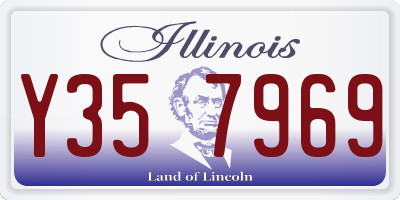 IL license plate Y357969