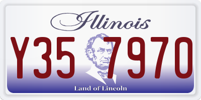 IL license plate Y357970