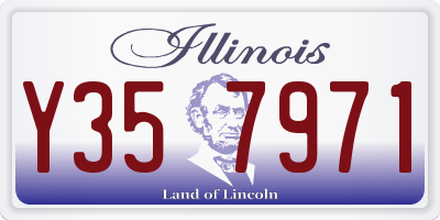 IL license plate Y357971