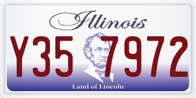 IL license plate Y357972