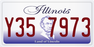 IL license plate Y357973