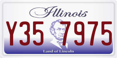 IL license plate Y357975