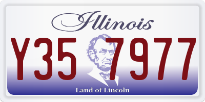 IL license plate Y357977