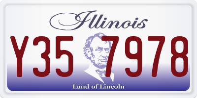 IL license plate Y357978