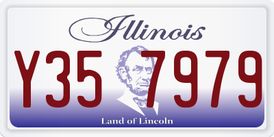 IL license plate Y357979