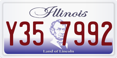 IL license plate Y357992