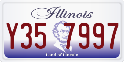 IL license plate Y357997
