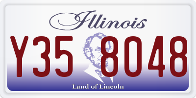 IL license plate Y358048