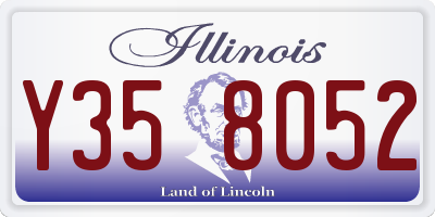 IL license plate Y358052
