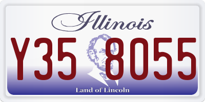 IL license plate Y358055