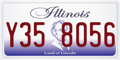 IL license plate Y358056