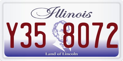 IL license plate Y358072