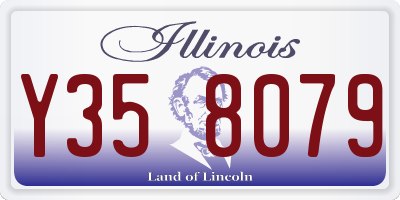 IL license plate Y358079