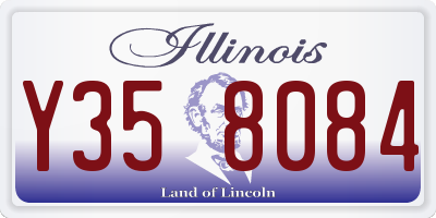 IL license plate Y358084