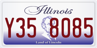IL license plate Y358085