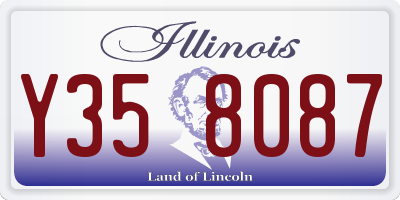 IL license plate Y358087