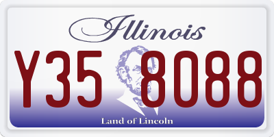 IL license plate Y358088