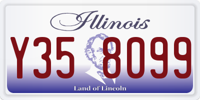 IL license plate Y358099