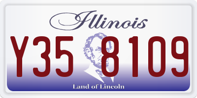 IL license plate Y358109