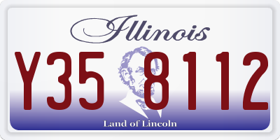 IL license plate Y358112
